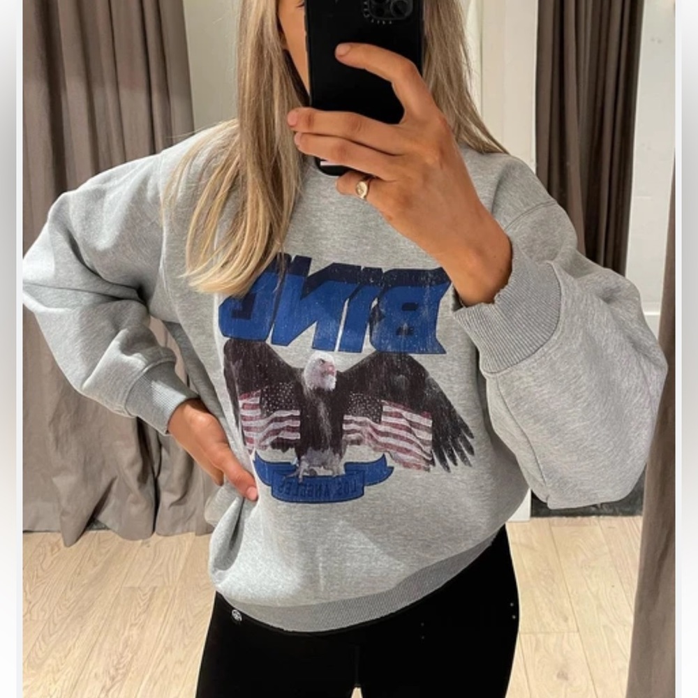 Anine Bing Vintage Eagle Sweatshirt